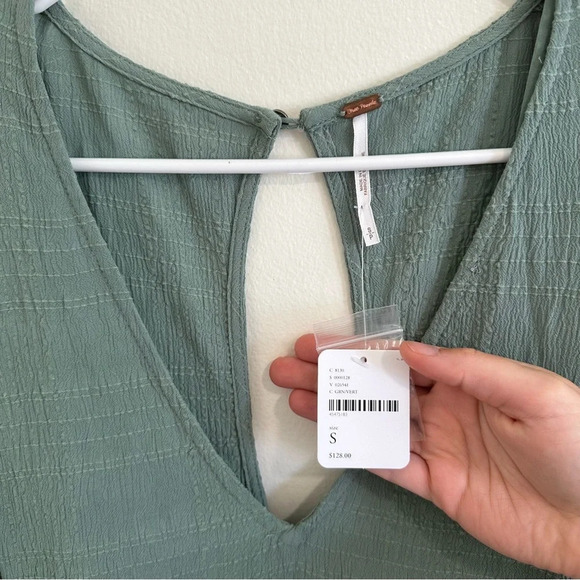 Free People Ellie Maxi Dress NWT small Boho Prairie Cottagecore - Picture 2 of 6